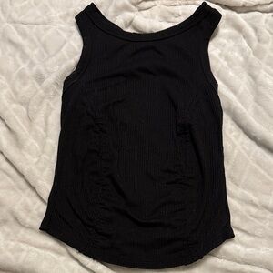 Elegant Black Sleeveless Crop Top